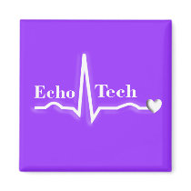 Cardiac Echo Tech Gifts Refrigerator Magnet
