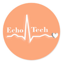 Cardiac Echo Tech Gifts Stickers