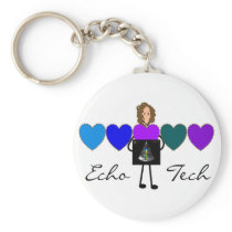 Cardiac Echo Technician Unique Gifts Keychains