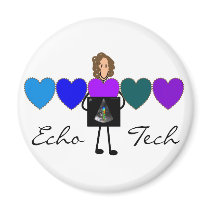 Cardiac Echo Technician Unique Gifts Refrigerator Magnet