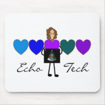 Cardiac Echo Technician Unique Gifts Mouse Pads