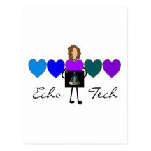 Cardiac Echo Technician Unique Gifts Postcards