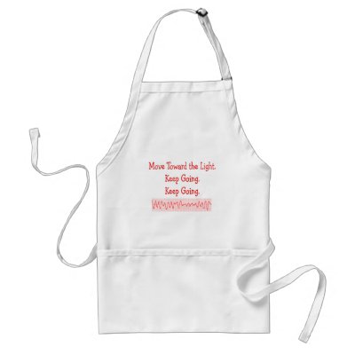 Cardiac/ER Nurse  Funny V-Fib Rhythm Strip Apron by gailg1957