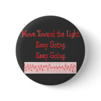 Cardiac/ER Nurse  Funny V-Fib Rhythm Strip Pinback Button