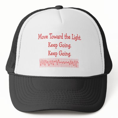Cardiac/ER Nurse  Funny V-Fib Rhythm Strip Mesh Hats by gailg1957