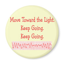 Cardiac/ER Nurse  Funny V-Fib Rhythm Strip Fridge Magnet