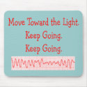 Cardiac/ER Nurse  Funny V-Fib Rhythm Strip mousepads
