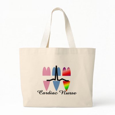 CARDIAC/ICU NURSE TOTE BAG by gailg1957