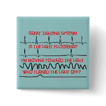 Cardiac Lighting System --Cardiac Nurse Gifts Buttons