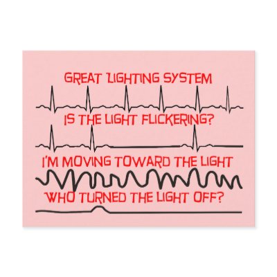 Cardiac Lighting System --Cardiac Nurse Gifts Post Cards by ProfessionalDesigns