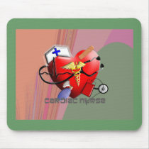 Cardiac Nurse Art Gifts Mouse Pad
