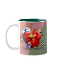 Cardiac Nurse Art Gifts Mug