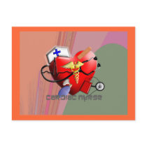 Cardiac Nurse Art Gifts Postcard