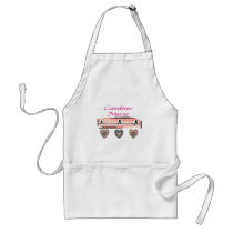 Cardiac Nurse EKG Paper Design Apron
