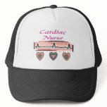 Cardiac Nurse EKG Paper Design Trucker Hats