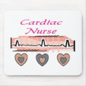 Cardiac Nurse EKG Paper Design mousepads