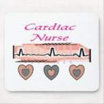 Cardiac Nurse EKG Paper Design mousepads