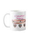 Cardiac Nurse EKG Paper Design mugs