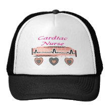Cardiac Nurse EKG Paper Design Trucker Hats
