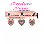 Cardiac Nurse EKG Paper Design t-shirts