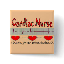 Cardiac Nurse Gifts Buttons