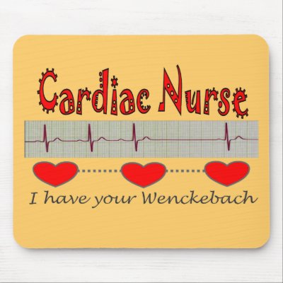 Cardiac Nurse Gifts Mouse Mat by gailg1957