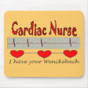 Cardiac Nurse Gifts mousepads