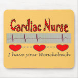 Cardiac Nurse Gifts mousepads