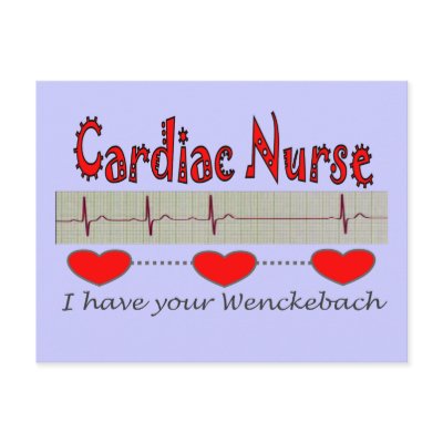 Cardiac Nurse Gifts Postcard by gailg1957