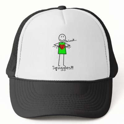 Cardiac Nurse Gifts Stick Person Design V-Fib Trucker Hat by themedicaldepot