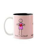 Cardiac Nurse Gifts Stick Person Design V-Fib Coffee Mugs