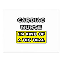Cardiac Nurse .. I'm Kind of a Big Deal Post Card