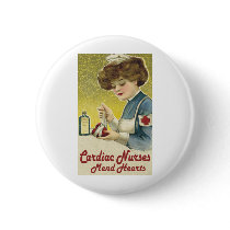 Cardiac Nurse Mend Hearts Pinback Button
