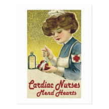 Cardiac Nurse Mend Hearts Postcards