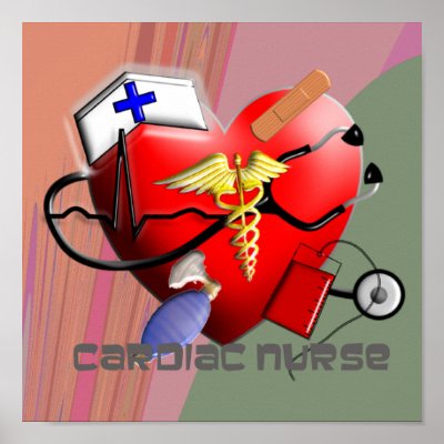 Cardiac Nurse POSTER by ProfessionalDesigns