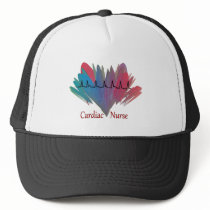 Cardiac Nurse QRS Design Trucker Hats