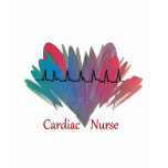 Cardiac Nurse QRS Design t-shirts