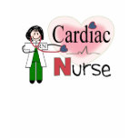 cardiac nurse t-shirt, stick people design