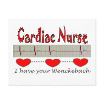 Cardiac Nurse T-shirts and Gifts Post Card