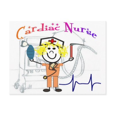 Cardiac Nurse  Unique and Adorable Gifts Post Card by gailg1957