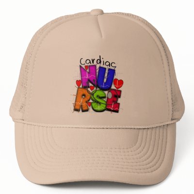 Cardiac Nurse-Unique QRS design--Great Gifts! Mesh Hat by ProfessionalDesigns