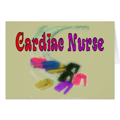 Cardiac Nurse Watercolor Art Gifts by ProfessionalDesigns