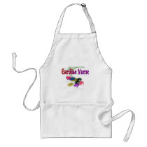Cardiac Nurse Watercolor Art Gifts Apron