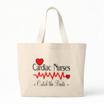 Cardiac Nurses CATCH THE BEATS Tote Bags