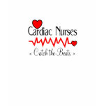 Cardiac Nurses CATCH THE BEATS RED BLACK QRS t-shirts