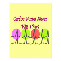 Cardiac Nurses NEVER Miss a Beat! Postcards