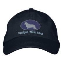 Cardigan Welsh Corgi Embroidered Hat (Dark)