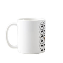 Cardigan Welsh Corgi in the Sheep Coffee Mugs