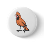 Cardinal Bird Pin