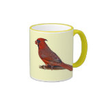 Cardinal Bird Mugs